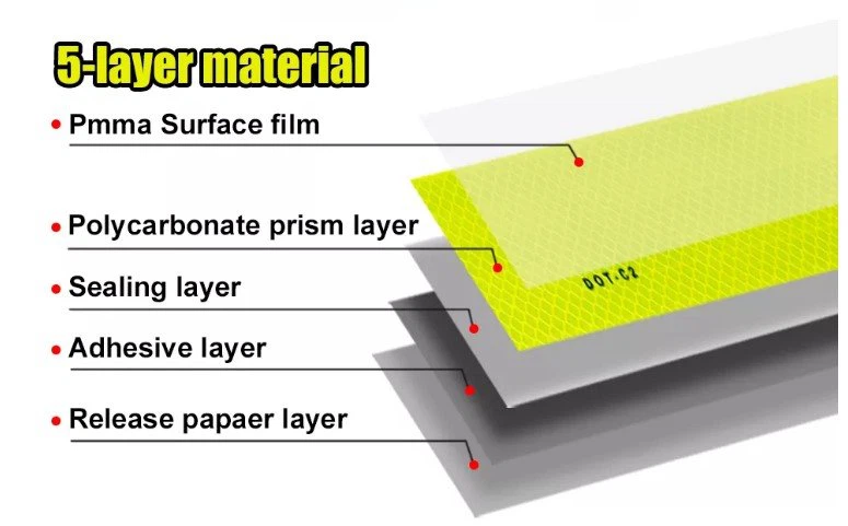 yellow green reflective tape