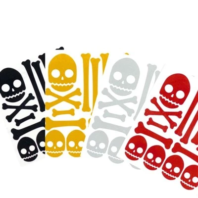 Stikers Riflettivi Skull And Bones Kit